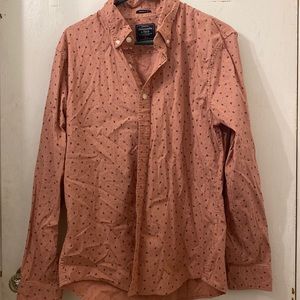 Abercrombie & Fitch Stretch Super Slim Stripe Men’s Size Small Button Up Shirt